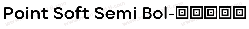 Point Soft Semi Bol字体转换